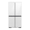 Samsung BESPOKE Refrigeradora Cross Door de 4 Puertas Inverter | Metal Cooling | Triple Cooling | Dual Ice Maker | Beverage Center | 19.63p3 | Clean White