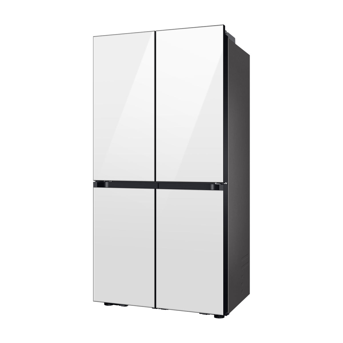 Samsung BESPOKE Refrigeradora Cross Door de 4 Puertas Inverter | Metal Cooling | Triple Cooling | Dual Ice Maker | Beverage Center | 19.63p3 | Clean White