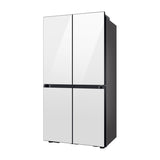 Samsung BESPOKE Refrigeradora Cross Door de 4 Puertas Inverter | Metal Cooling | Triple Cooling | Dual Ice Maker | Beverage Center | 19.63p3 | Clean White