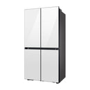 Samsung BESPOKE Refrigeradora Cross Door de 4 Puertas Inverter | Metal Cooling | Triple Cooling | Dual Ice Maker | Beverage Center | 19.63p3 | Clean White