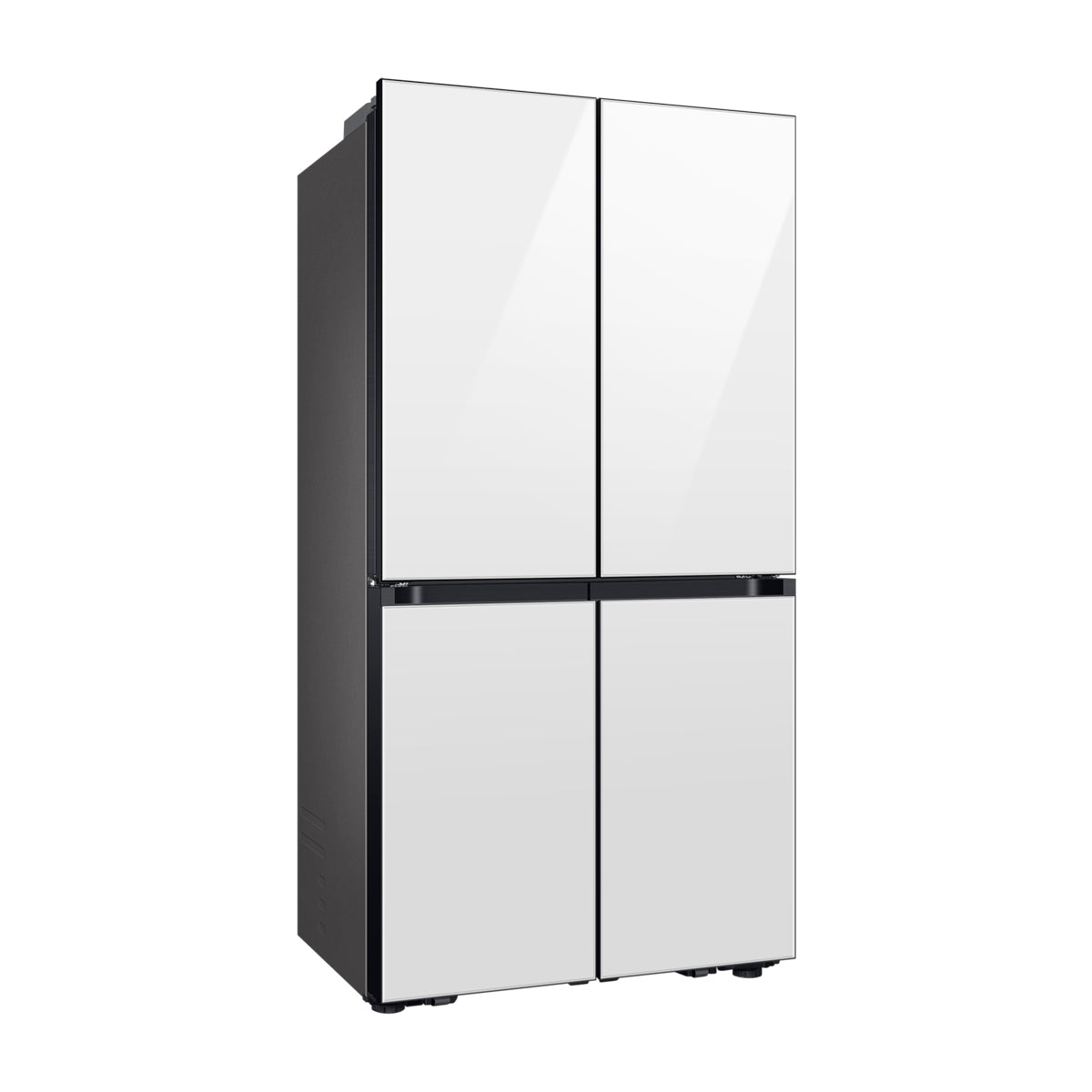 Samsung BESPOKE Refrigeradora Cross Door de 4 Puertas Inverter | Metal Cooling | Triple Cooling | Dual Ice Maker | Beverage Center | 19.63p3 | Clean White