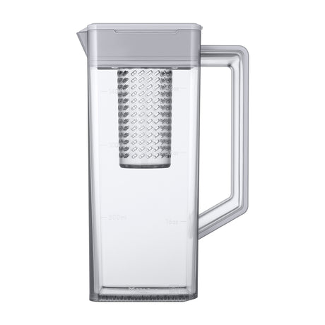 Samsung BESPOKE Refrigeradora Cross Door de 4 Puertas Inverter | Metal Cooling | Triple Cooling | Dual Ice Maker | Beverage Center | 19.63p3 | Clean White