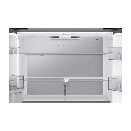 Samsung BESPOKE Refrigeradora Cross Door de 4 Puertas Inverter | Metal Cooling | Triple Cooling | Dual Ice Maker | Beverage Center | 22.81p3