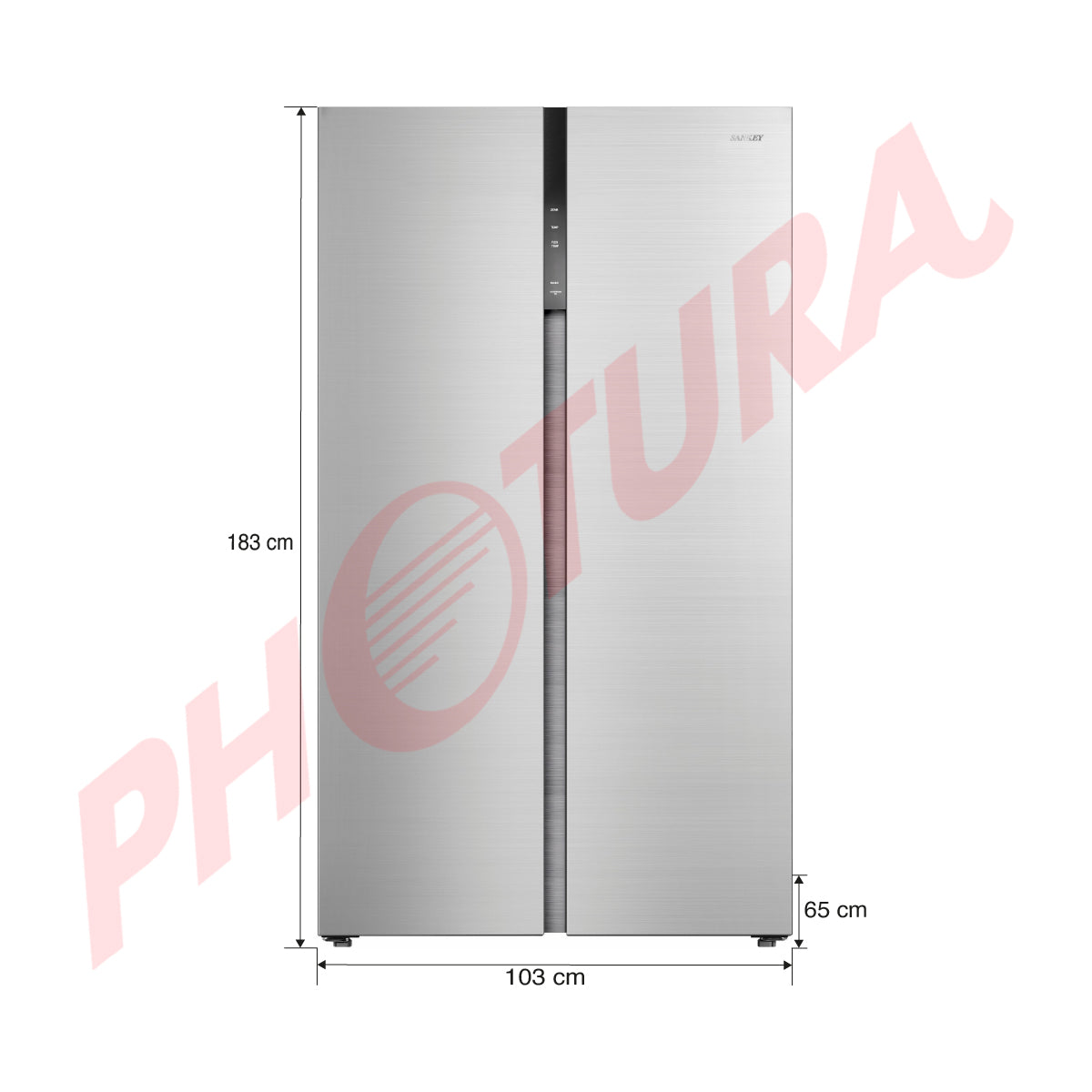 Sankey Refrigeradora Side by Side Inverter | Super Enfriamiento | Descongelación Automática | 21.97p3