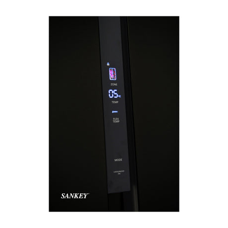 Sankey Refrigeradora Side by Side Inverter | Super Enfriamiento | Descongelación Automática | 21.97p3 | Negro