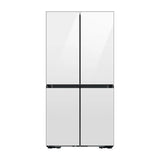 Samsung BESPOKE Refrigeradora Cross Door de 4 Puertas Inverter | Metal Cooling | Triple Cooling | Dual Ice Maker | Beverage Center | 28.95p3 | Clean White