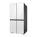 Samsung BESPOKE Refrigeradora Cross Door de 4 Puertas Inverter | Metal Cooling | Triple Cooling | Dual Ice Maker | Beverage Center | 28.95p3 | Clean White