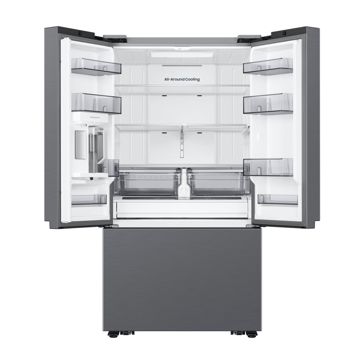 Samsung Refrigeradora French Door Digital Inverter de 3 Puertas | All-Around Cooling | SpaceMax | Dual Ice Maker | Beverage Center | 31.5p3