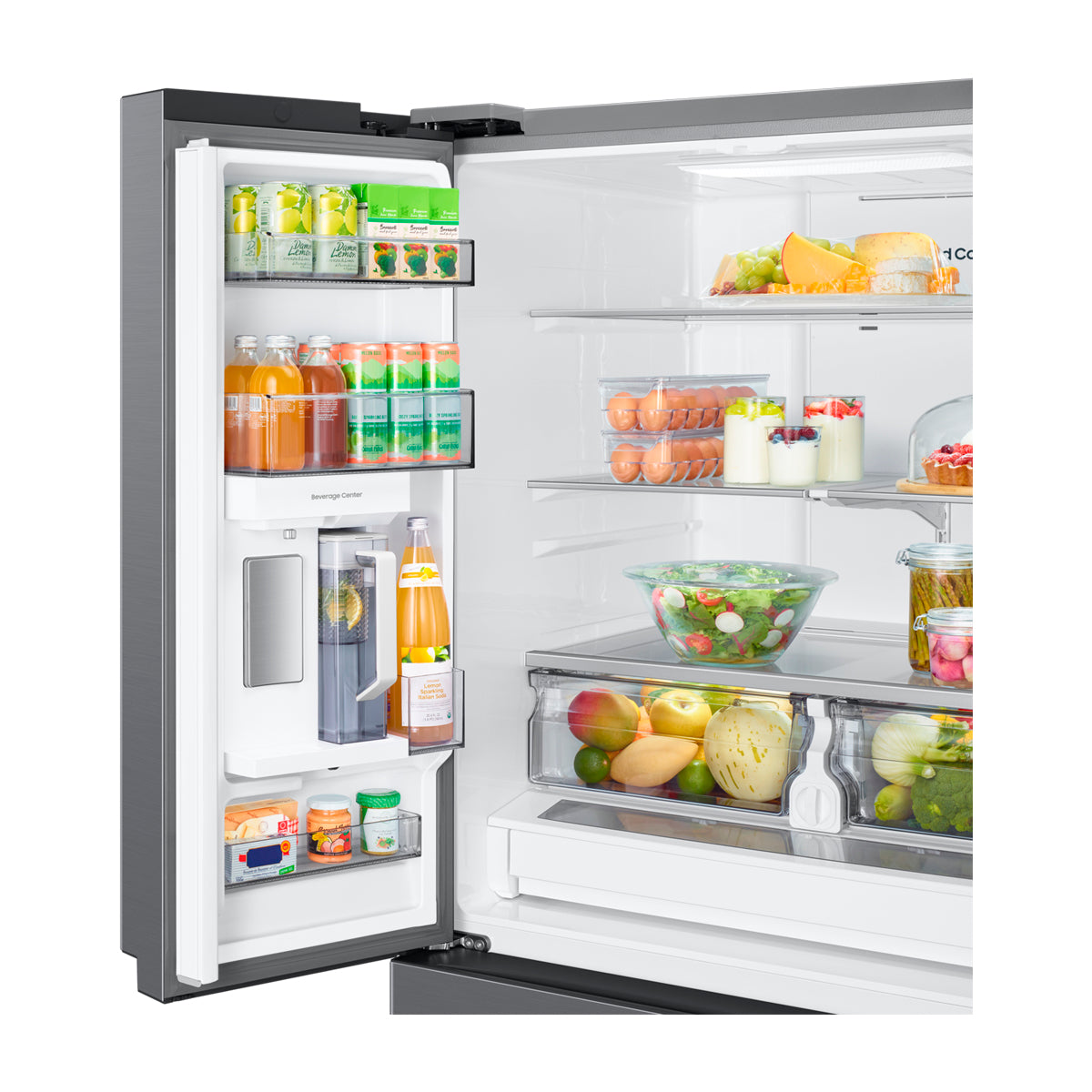 Samsung Refrigeradora French Door Digital Inverter de 3 Puertas | All-Around Cooling | SpaceMax | Dual Ice Maker | Beverage Center | 31.5p3