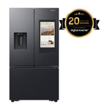 Samsung Refrigeradora French Door Digital Inverter de 3 Puertas | Family Hub | WiFi | Bluetooth | Metal Cooling | SpaceMax | Dual Ice Maker | Dispensador de Agua y Hielo | 30p3 | Negro