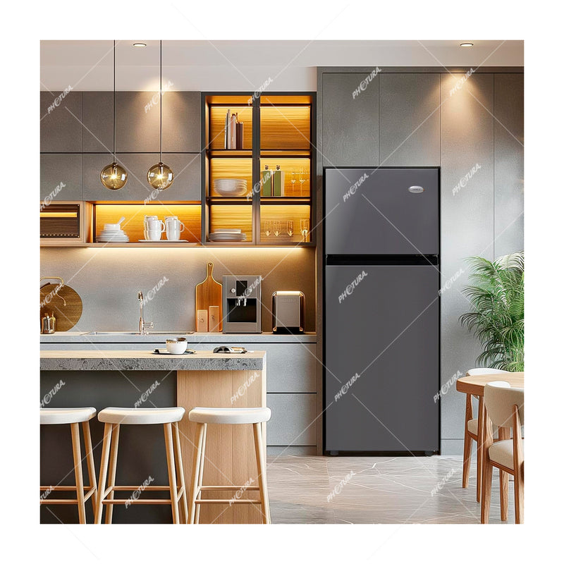 Sankey Refrigeradora Top Freezer | Rápido Enfriamiento | Control de Temperatura | 4.41p3 | Gris