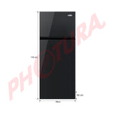 Sankey Refrigeradora Top Freezer | Rápido Enfriamiento | Control de Temperatura | 4.41p3 | Negro