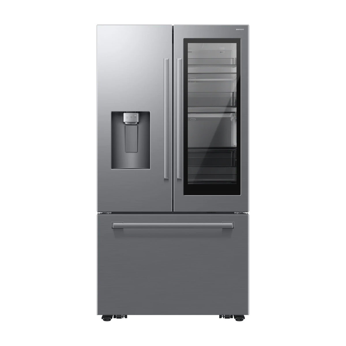 Samsung Refrigeradora French Door Digital Inverter de 3 Puertas | Auto View | WiFi | All-Around Cooling | SpaceMax | Ice Maker | Dispensador de Agua y Hielo | 28.5p3