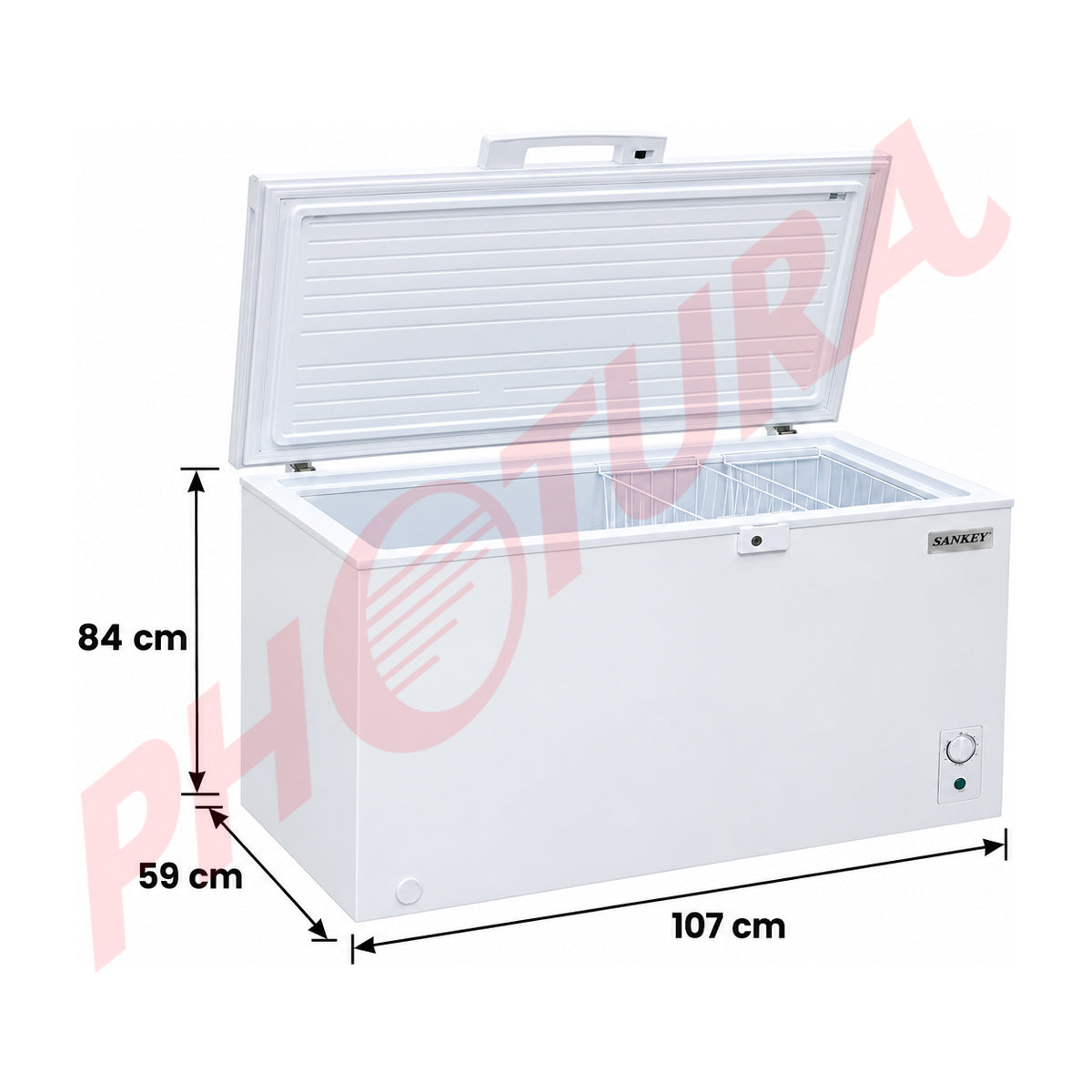 Sankey Congelador Comercial Horizontal Inverter de 10.35p3