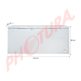 Sankey Congelador Horizontal de 24.79p3 | Blanco