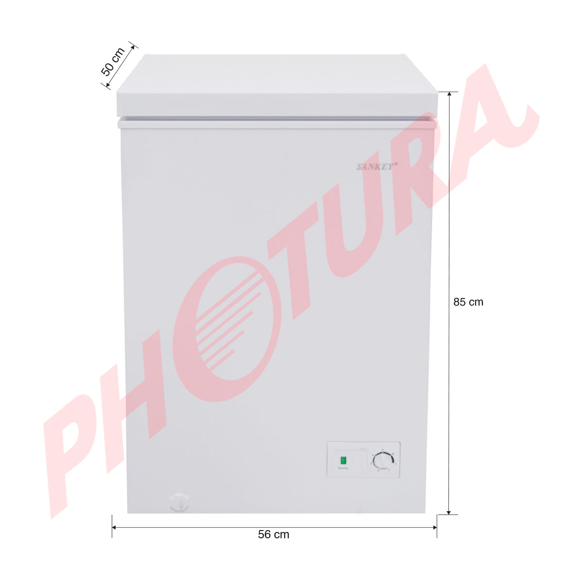 Sankey Congelador Horizontal de 3.46p3 | Blanco