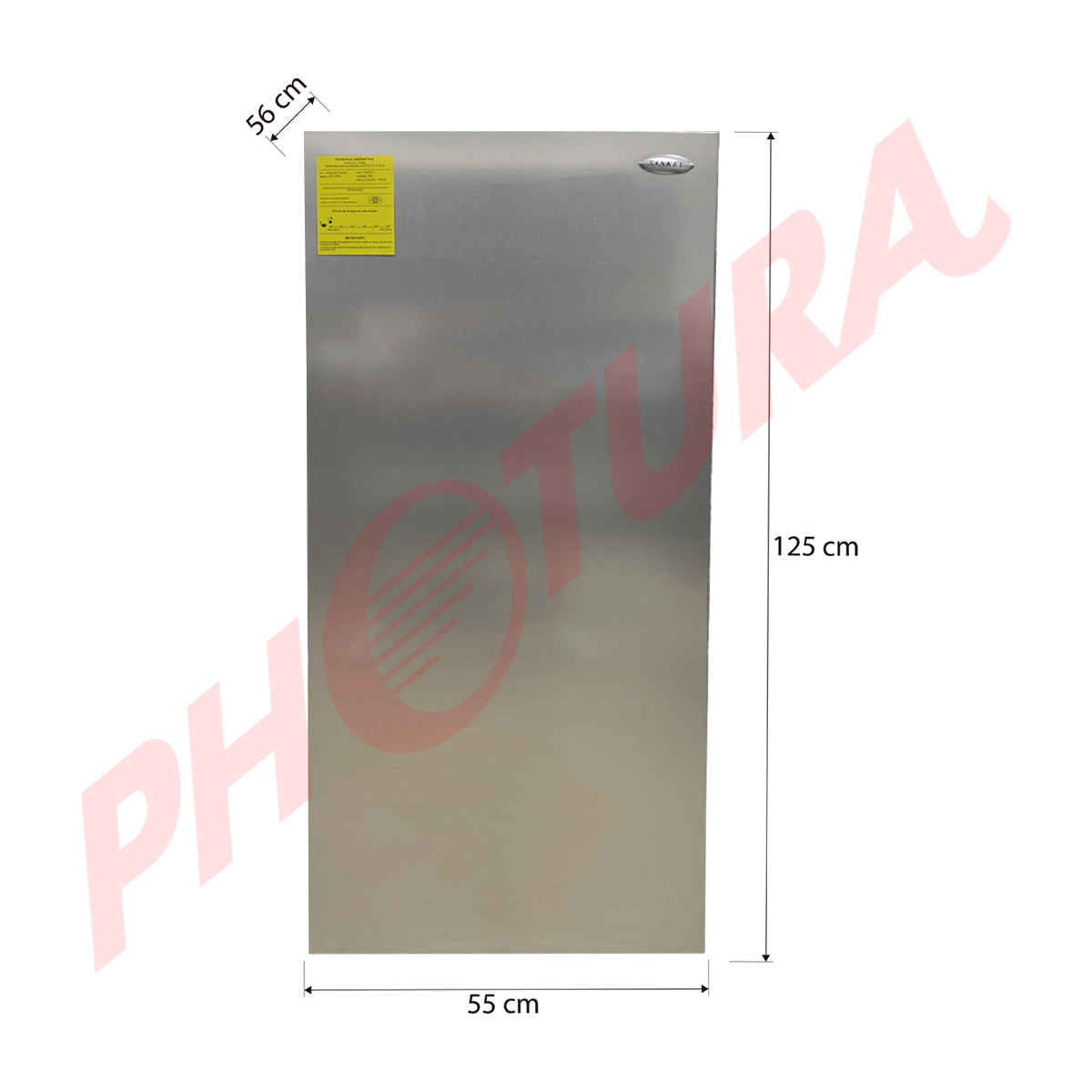 Sankey Congelador Vertical de 7.06p3 | Plateado