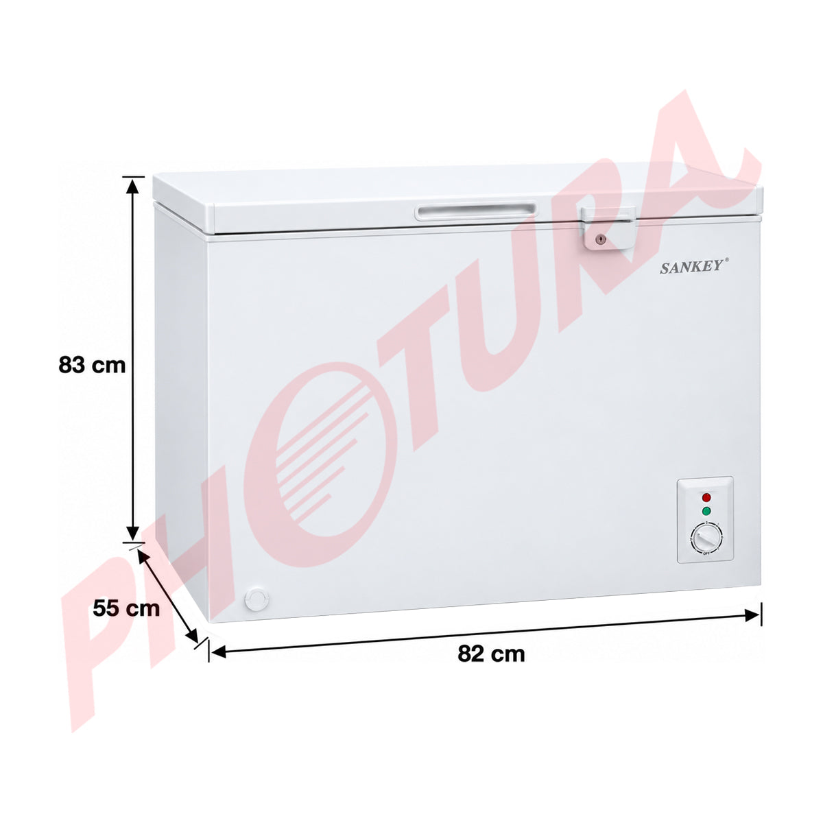 Sankey Congelador Comercial Horizontal de 7.03p3