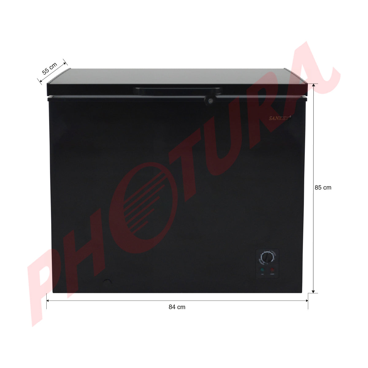 Sankey Congelador Horizontal de 6.99 Pies Cúbicos | Negro - Photura