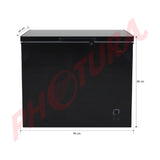 Sankey Congelador Horizontal de 6.99p3 | Negro