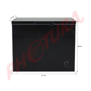 Sankey Congelador Horizontal de 9.04p3 | Negro