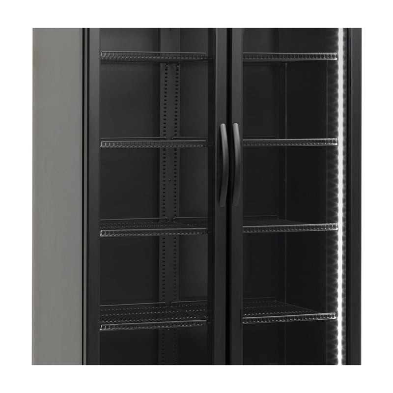 Sankey Vitrina Comercial de 2 Puertas | Cierre Automático | Seguridad con Llave | 16.88p3