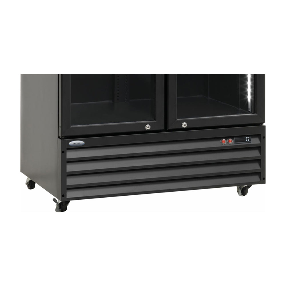 Sankey Vitrina Comercial de 2 Puertas | Cierre Automático | Seguridad con Llave | 16.88p3