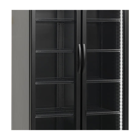 Sankey Vitrina Comercial de 2 Puertas | Cierre Automático | Seguridad con Llave | 16.88p3