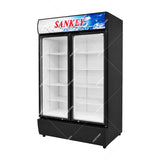 Sankey Vitrina Comercial de 2 Puertas | Cierre Automático | Seguridad con Llave | 25.77p3