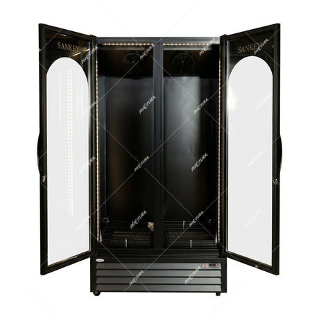 Sankey Vitrina Comercial de 2 Puertas | Cierre Automático | Seguridad con Llave | 25.78p3
