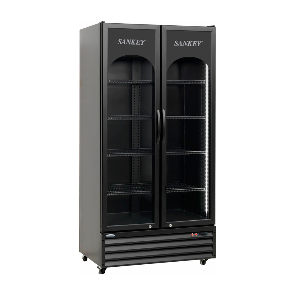 Sankey Vitrina Comercial de 2 Puertas | 25.78 Píes Cúbicos - Photura