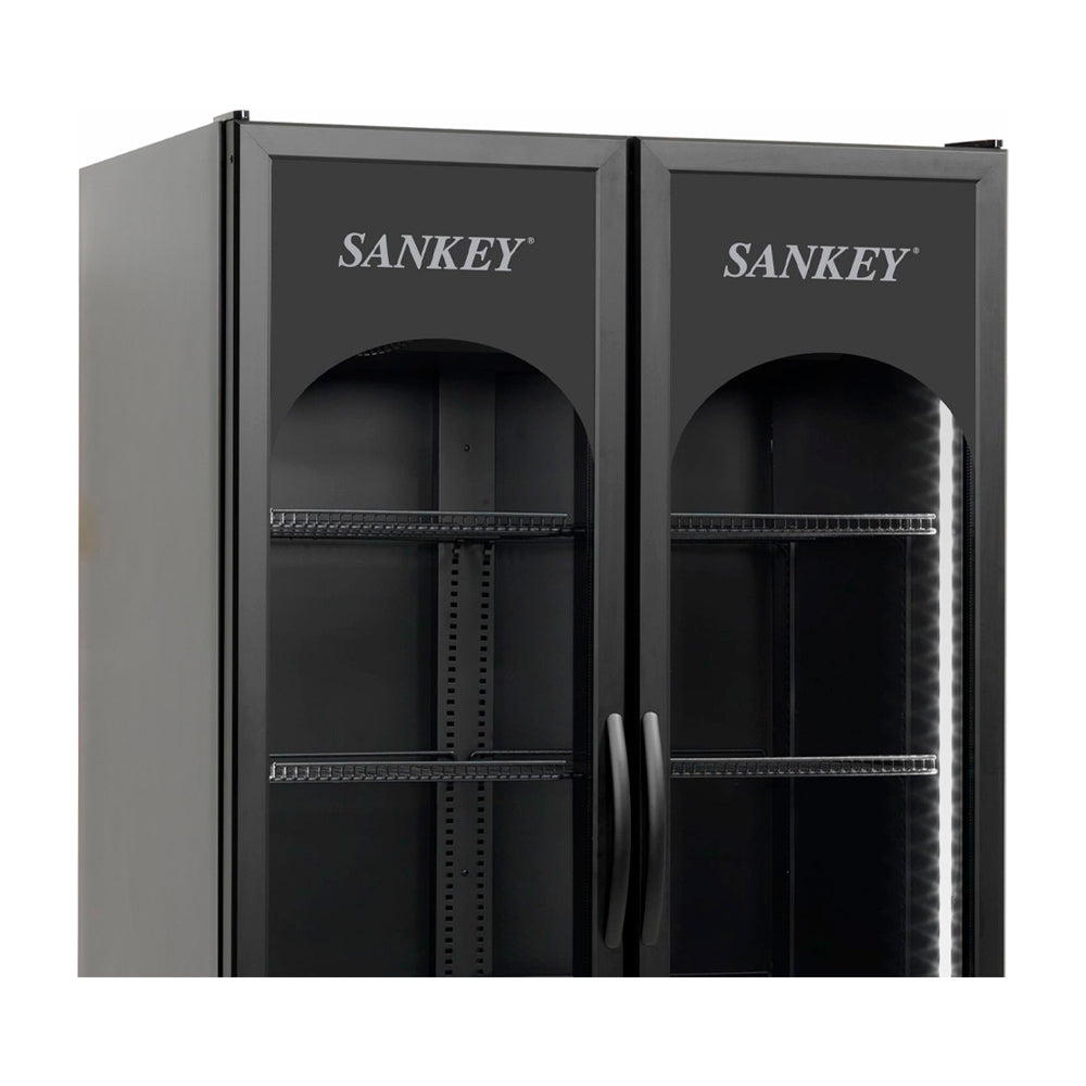 Sankey Vitrina Comercial de 2 Puertas | 25.78 Píes Cúbicos - Photura