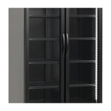 Sankey Vitrina Comercial de 2 Puertas | Cierre Automático | Seguridad con Llave | 25.78p3