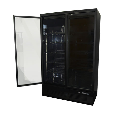 Sankey Vitrina Comercial de 2 Puertas | Cierre Automático | Seguridad con Llave | 38.18p3