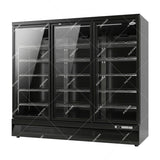 Sankey Vitrina Comercial de 3 Puertas | Cierre Automático | Seguridad con Llave | 58.76p3