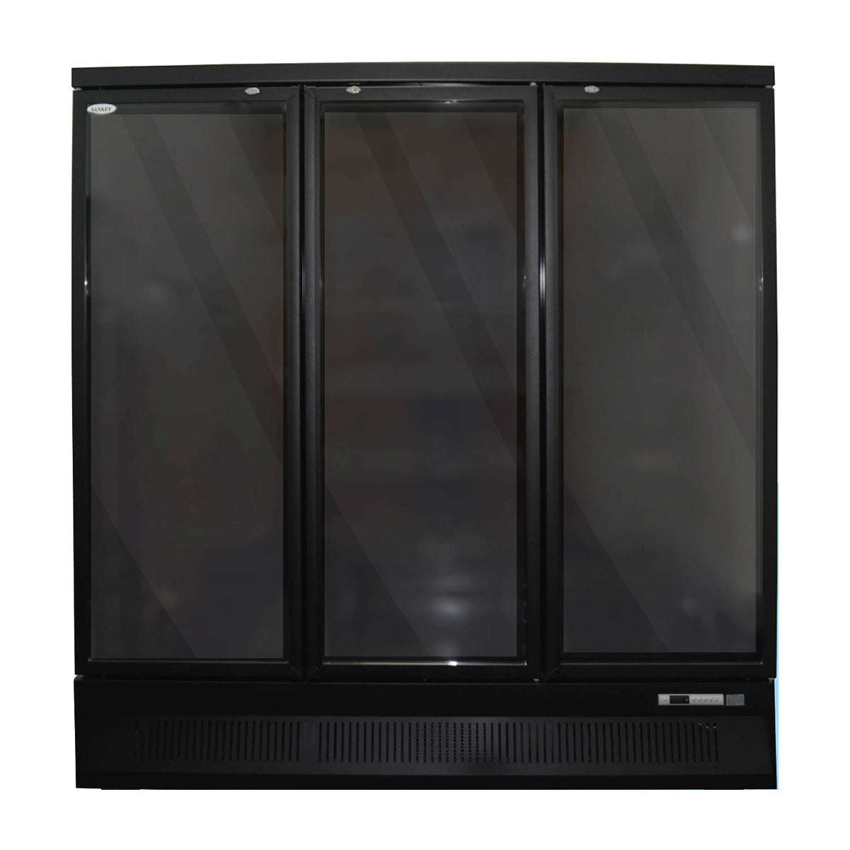 Sankey Vitrina Comercial de 3 Puertas | Cierre Automático | Seguridad con Llave | 58.76p3