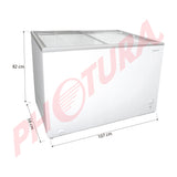 Sankey Congelador Comercial Horizontal de 8.68p3