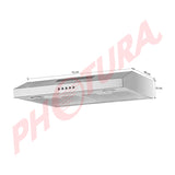 Sankey Extractor de Grasa de 75cm | Tipo Compacto | 3 Velocidades | 2 Filtros de Aluminio | 400m3/H