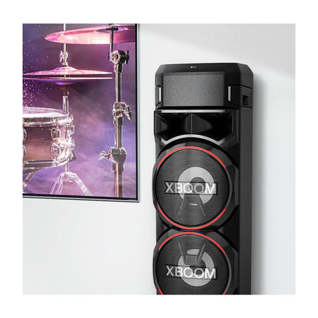 LG Equipo de Sonido | Super Bass Boost | Doble Woofer | DJ Pad | Karaoke | Luces LED | Multi Bluetooth