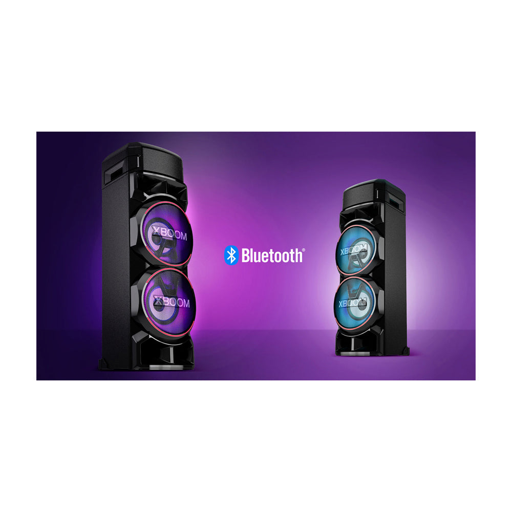LG Equipo de Sonido | Super Bass Boost | Doble Woofer | DJ Pad | Karaoke | Luces LED | Multi Bluetooth