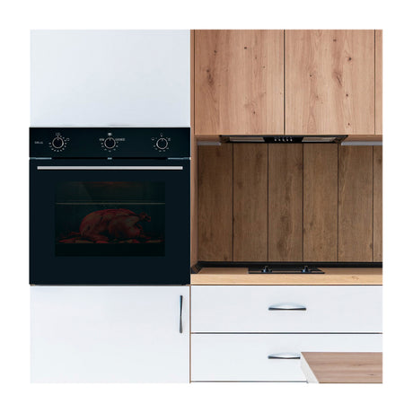 DRIJA Roma 76 Gas Grill Horno Multifuncional Empotrable a Gas | Puerta de Triple Vidrio | 250°C