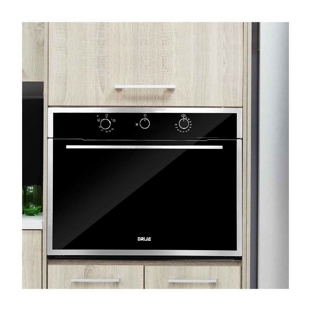 Drija Roma 76 Gas Horno Multifuncional Empotrable a Gas | Puerta de Triple Vidrio | 250°C