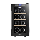 Drija Rosso 8 Vinera Termoeléctrica de 8 Botellas | Rejillas de Madera Deslizables