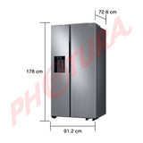 Samsung Refrigeradora Side By Side Digital Inverter | All-Around Cooling | SpaceMax | Dispensador de Agua y Hielo | 22.2p3