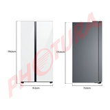 Samsung BESPOKE Refrigeradora Side By Side Digital Inverter | All Around Cooling | SpaceMax | Ice Maker | 22.60p3 | Clean White