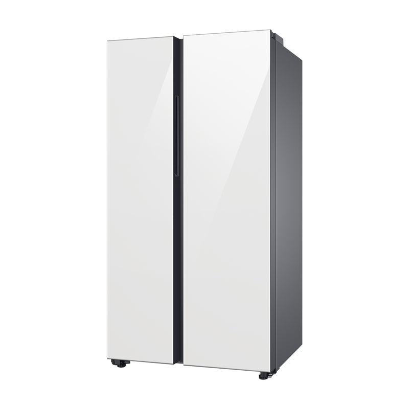 Samsung BESPOKE Refrigeradora Side By Side Digital Inverter | All Around Cooling | SpaceMax | Ice Maker | 22.6p3 | Clean White