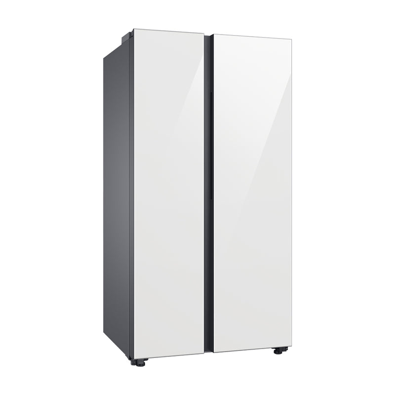 Samsung BESPOKE Refrigeradora Side By Side Digital Inverter | All Around Cooling | SpaceMax | Ice Maker | 22.6p3 | Clean White