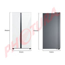 Samsung BESPOKE Refrigeradora Side By Side Digital Inverter | All Around Cooling | SpaceMax | Ice Maker | 22.60p3 | Clean White