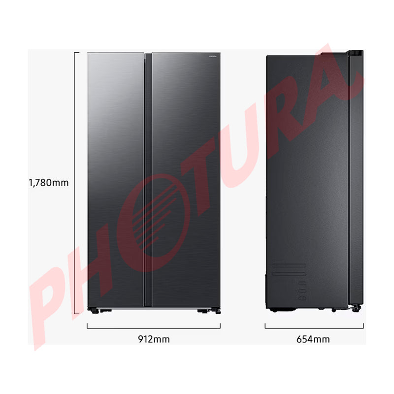 Samsung Refrigeradora Side By Side Digital Inverter | All-Around Cooling | SpaceMax | Power Cool | 19.92p3