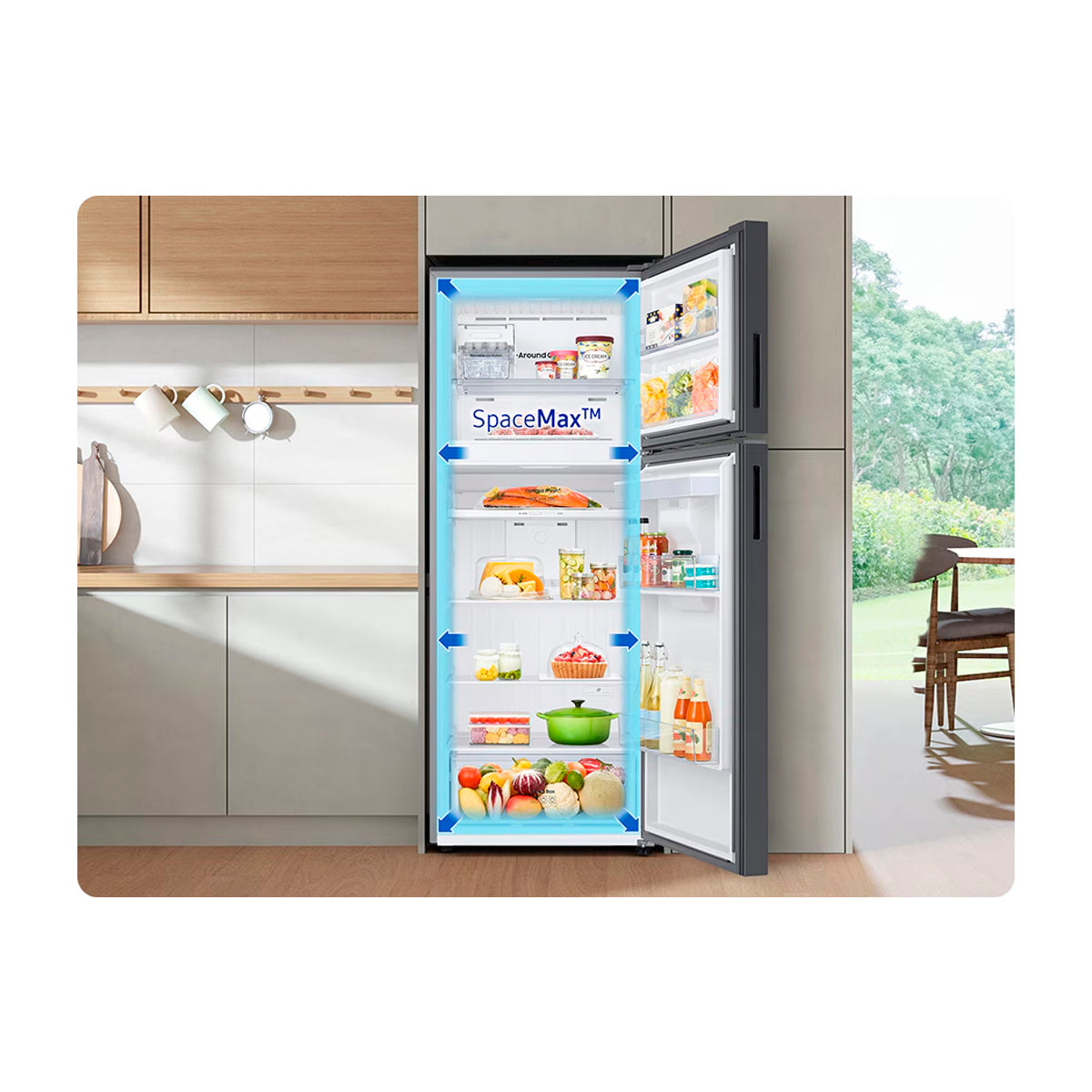 Samsung Refrigeradora Top Freezer Digital Inverter | All-Around Cooling | SpaceMax | AI Energy | 10.66p3